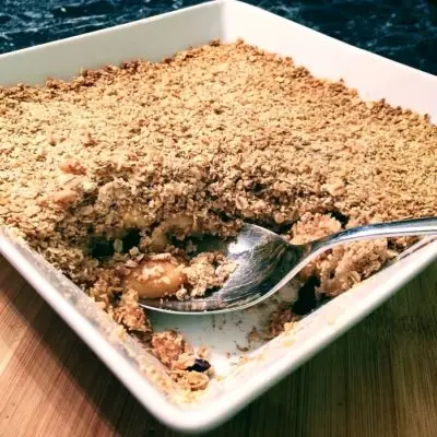Try our healthy apple crumble recipe