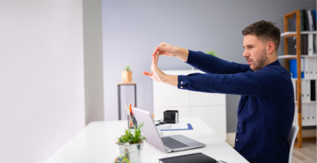 Hands up if you can relate to long periods of inactivity, sat slumped over your desk or work station, staring at a computer screen without moving your body in a meaningful way?!